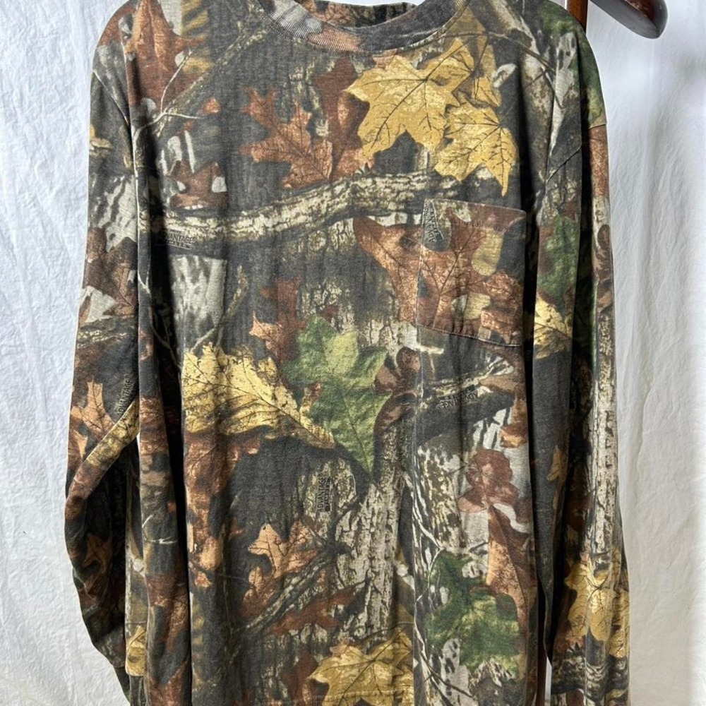 Mossy Oak Original T Shirt‎ Mens Large Vintage 90s Long Sleeve  Large